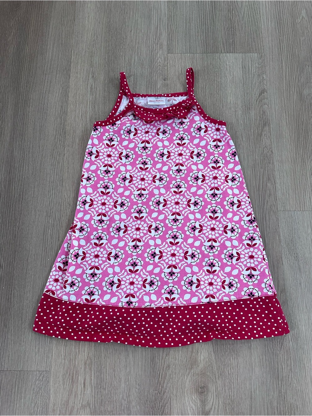 Hanna Andersson Pink and Red Dress 110 (5T)